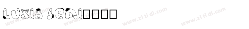 Luxia Semi字体转换
